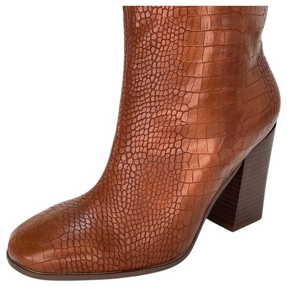 Journee Collection Brekinn Brown Heeled Womens Ankle Boots Size 8.5M - Picture 8 of 10